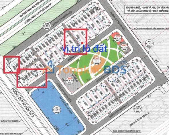 Biệt thự góc 240m² hướng ĐN, view hồ - Trung tâm Y tế Thái Bình