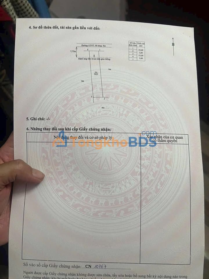 Đất nền Hiệp Thạnh 125m² 390 triệu - Sổ đỏ chính chủ