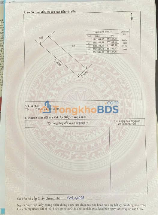Đất 2 Mặt Tiền Cao Hảo, Vĩnh Phúc - 1.8 Tỷ, 80m² Thổ Cư