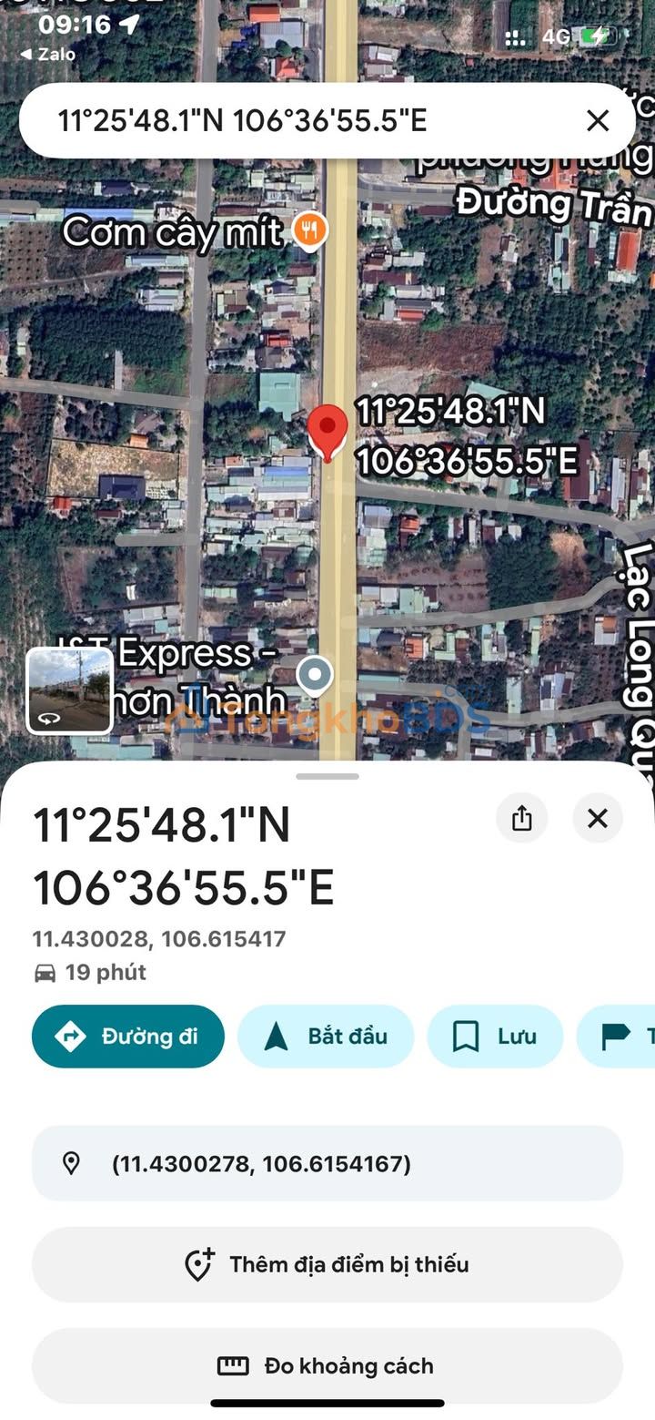 Đất nền QL13 Chơn Thành 900m² 22 tỷ - Sổ đỏ chính chủ