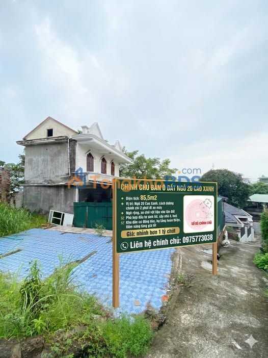 Bán Đất Nền Chính Chủ Ngõ 20 Cao Xanh, Hạ Long - 86m² Giá 1.02 Tỷ