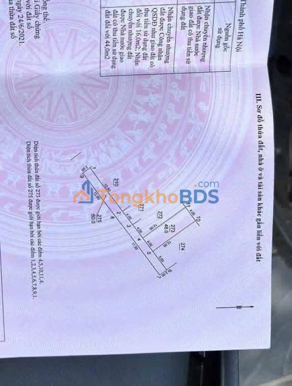 Nhà riêng Thôn Thái Bình Mai Lâm 48m² 5.4 tỷ - Chính chủ bán