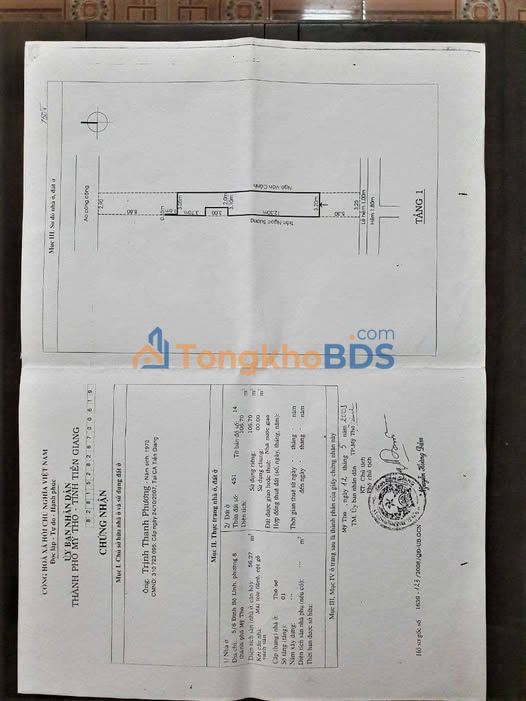 Đất Trung Tâm Mỹ Tho 106m² Giá 1.25 Tỷ - Sổ Đỏ Thổ Cư