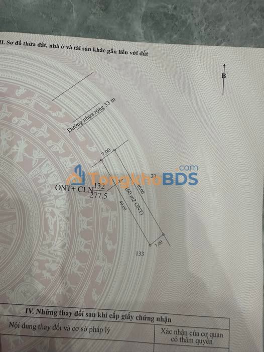 Đất nền Ea Ô, Đắk Lắk - 266m² - Mặt tiền 7m - 980 Triệu