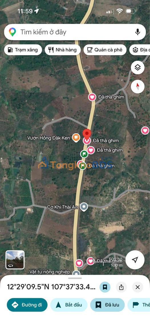 Đất nền Tuy Đức, Đắk Nông: 2 Lô Mặt Tiền QL 14C, 1300m² - Đầu tư sinh lời