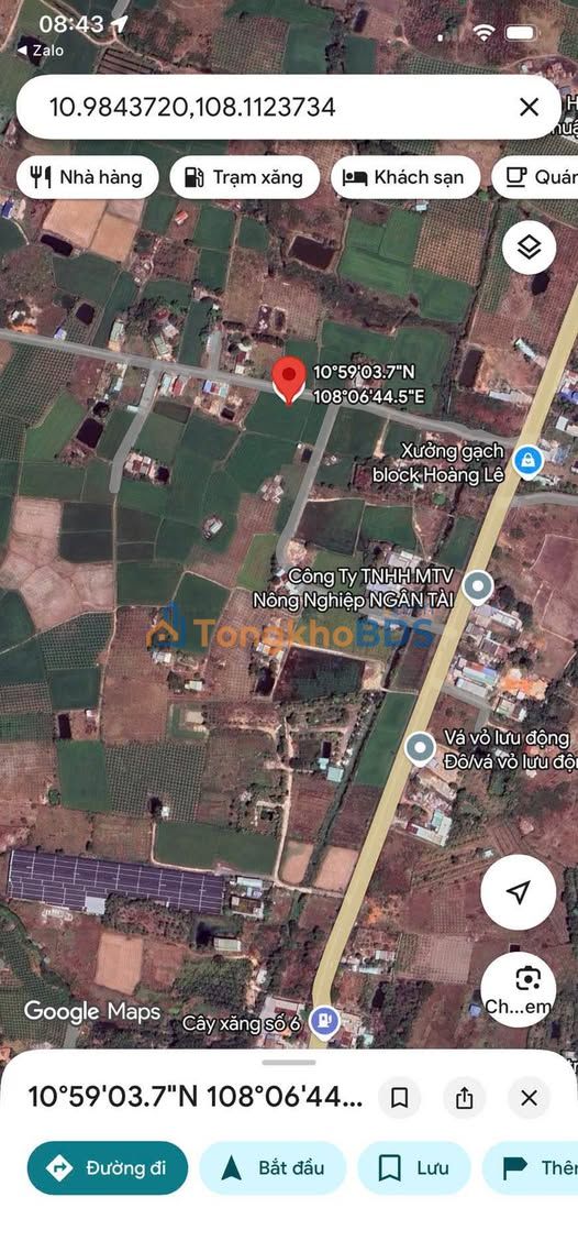 Đất Nền 1100m² Lương Sơn, Bình Thuận - Sổ Đỏ Thổ Cư, Giá 1.2 Tỷ