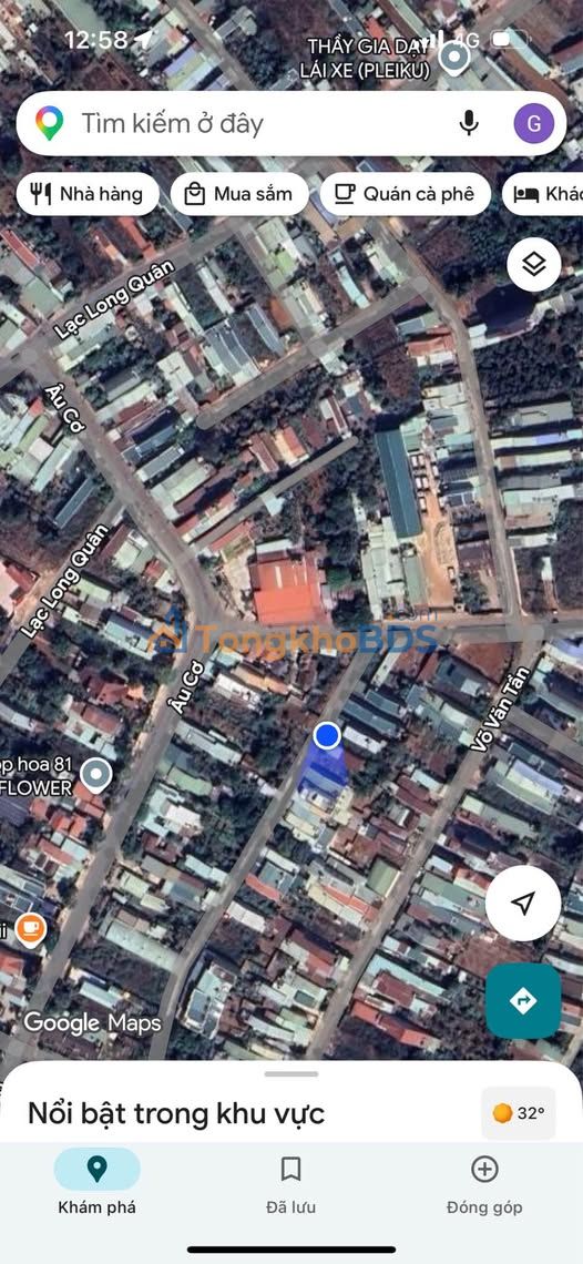 Đất Nền 145m² Âu Cơ, Quy Nhơn - Hướng Đông Nam, Sẵn Sổ Hồng