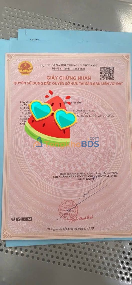 Đất nền Vĩnh Lộc A Bình Chánh 125m² 7,5 tỷ - Sổ đỏ chính chủ