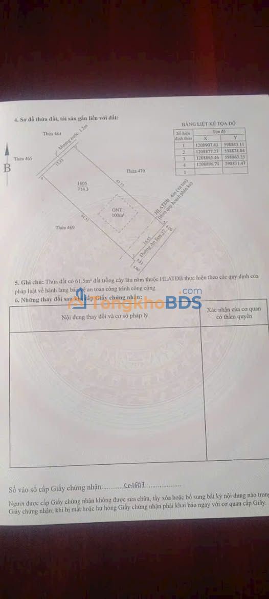 Bán Gấp Đất Vườn 714m² Thuận An - Đường Ô Tô Thông Thoáng