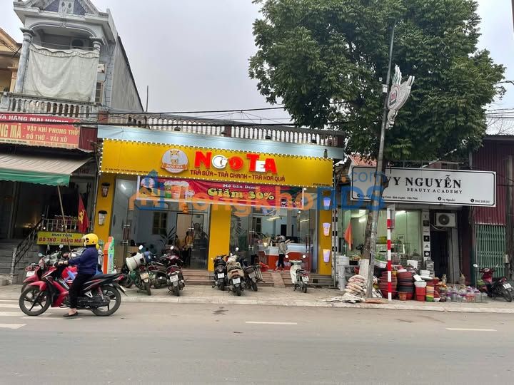 Cho thuê mặt bằng kinh doanh 250m² mặt tiền 9m - Thị trấn Hương Canh, Vĩnh Phúc
