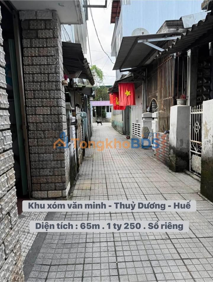 Nhà Dương Thiệu Tước, Huế 65m² - Sổ Hồng Sẵn Sàng - Giá 1.25 Tỷ