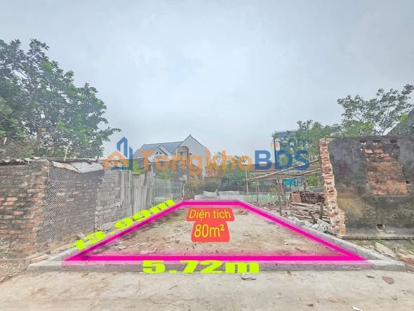 Bán đất Thôn Nghĩa, Mỹ Đức 80m² - Giá hơn 1 tỷ, nở hậu vượng lộc