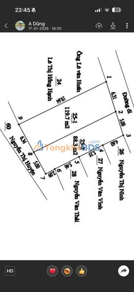 Đất nền Cung Thuế, Hoà Bình 88.3m² - Sổ đỏ chính chủ, gần trục chính
