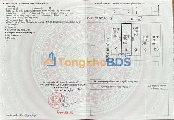 Đất nền Cột 5, Hạ Long - 57m² - Gần biển, đường Sông, kinh doanh lý tưởng