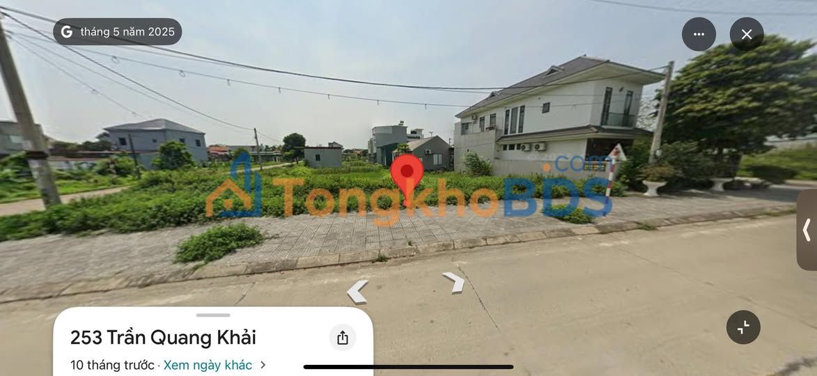 Đất Nền Mặt Tiền Trần Quang Khải, Ninh Bình - 200m² Hướng Đông