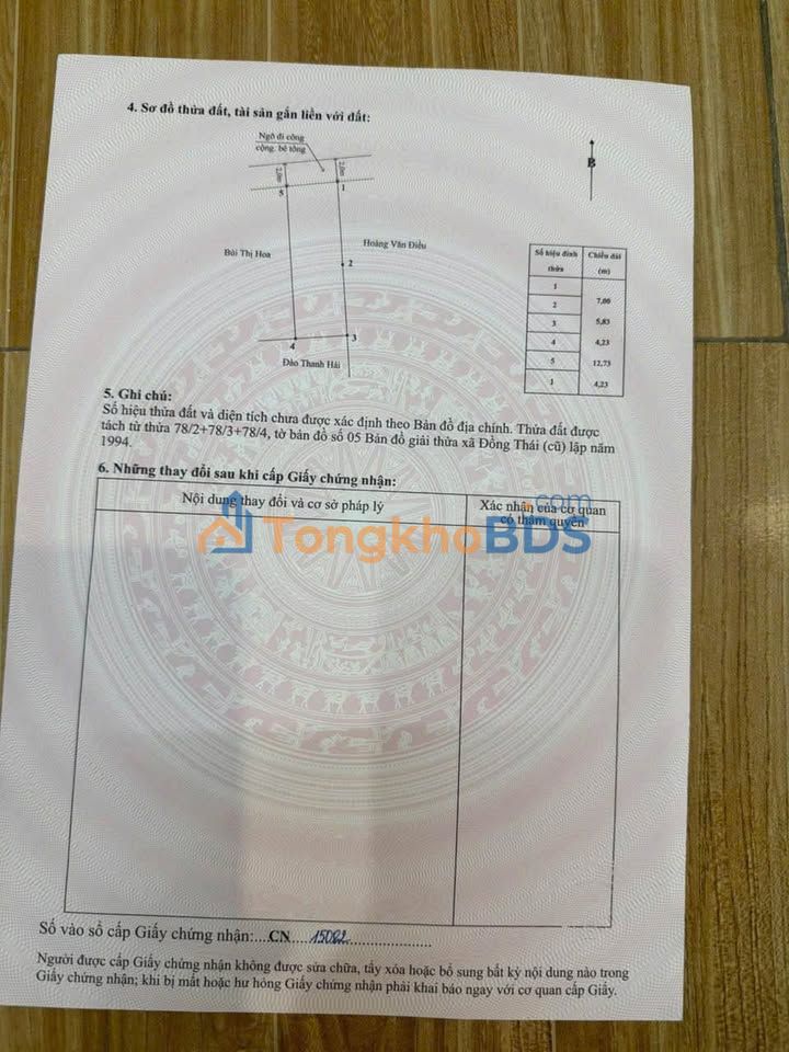 Đất An Dương Hải Phòng 54m² - Ngõ Oto, Gần Chợ Minh Khai, Giá 1.4 Tỷ