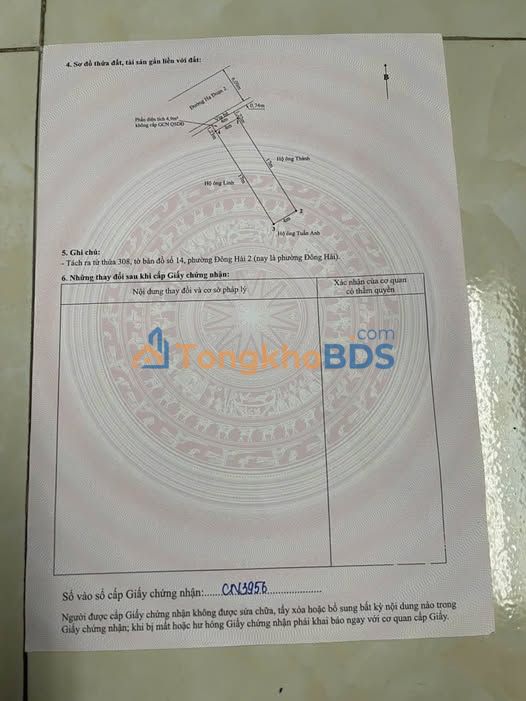 Bán đất mặt đường Hạ Đoạn 2, Hải An - 72m² tặng nhà cấp 4, kinh doanh đắc lợi