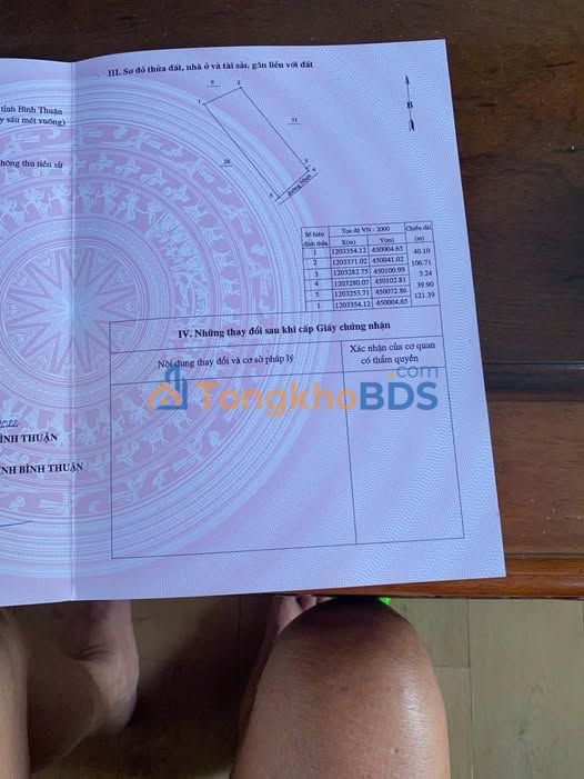 Đất Nền Mặt Tiền Đường Nhựa 4578m² Hướng Biển - Tiến Thành, Phan Thiết