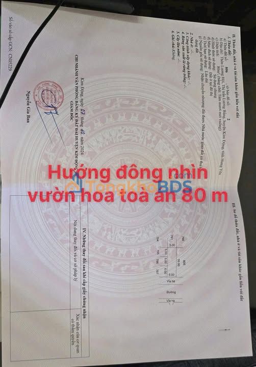 Bán Đất Vàng Xã Lương Bằng, Hưng Yên - 80m² Sổ Đỏ Sang Tên Ngay