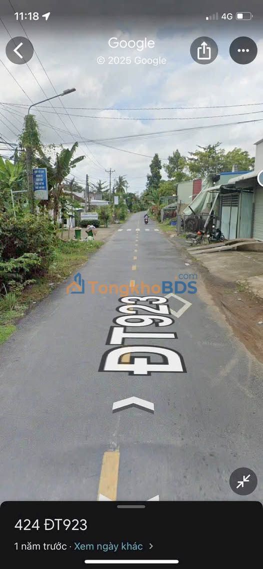 Bán Đất Nền 852m² 2 Mặt Tiền Tỉnh Lộ 923 & Sông Cần Thơ - 4 Tỷ