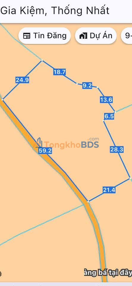 Đất Vườn Gia Kiệm Đồng Nai 1790m² - Mặt Tiền 60m Siêu Rộng, Giá Đầu Tư 11.6 Tỷ