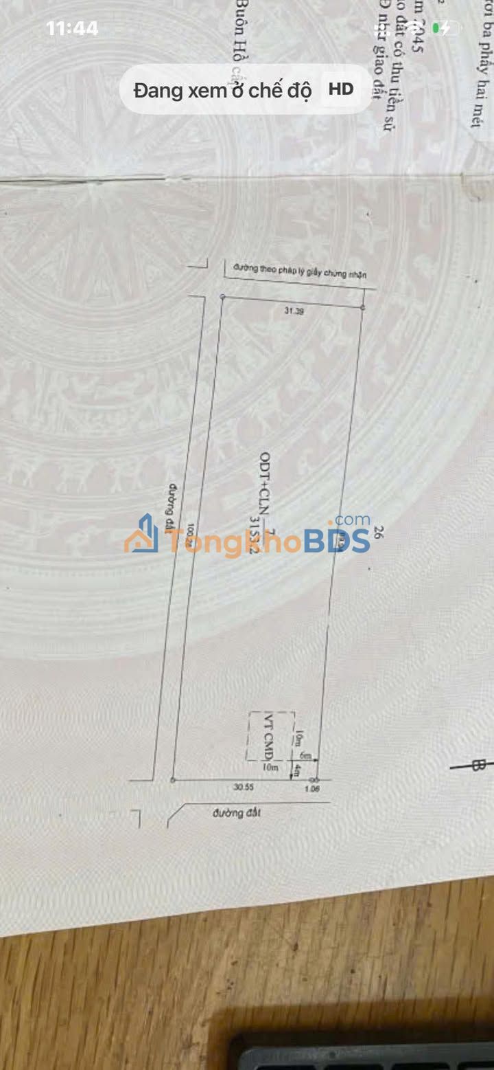 Đất nền Phường Đoàn Kết Buôn Hồ 3.000m² 195 tỷ - Sổ đỏ