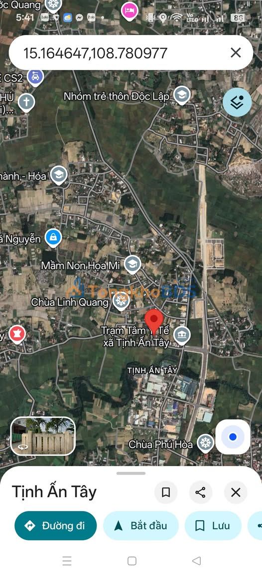 Đất Nền Tịnh Ấn Tây 125m² - Sổ Hồng Thổ Cư, Giá 580 Triệu