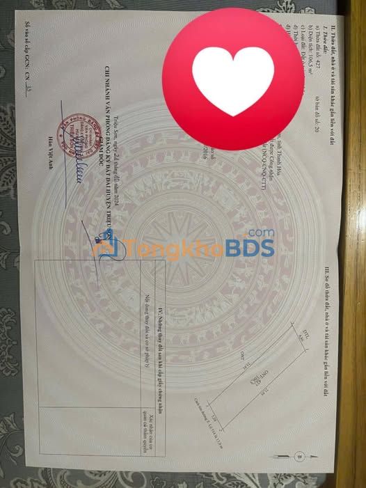 Bán đất 106.5m² mặt Tỉnh lộ 514 Triệu Sơn, Thanh Hóa - Kinh doanh sầm uất