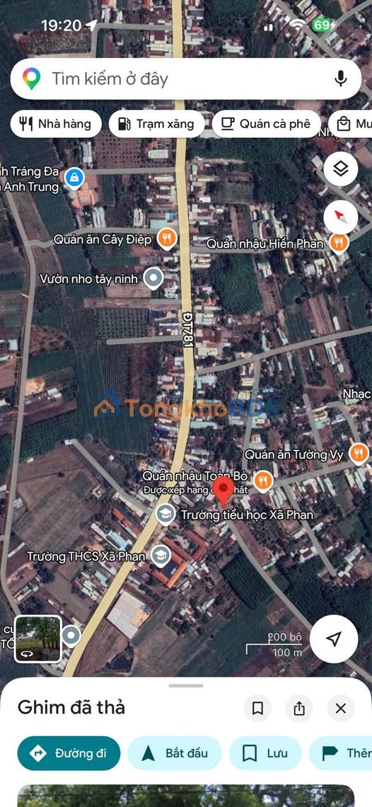 Đất Nền Sổ Sẵn Xã Phan, Dương Minh Châu - 100m² Giá Chỉ 299 Triệu