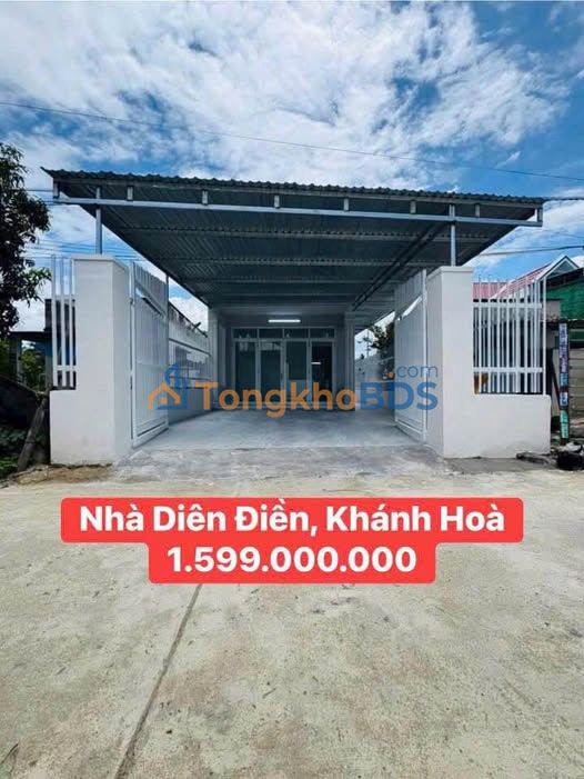 Bán Nhà 138m² Diên Khánh, Khánh Hòa - Chỉ 1.599 Tỷ, Sổ Đỏ, 3PN