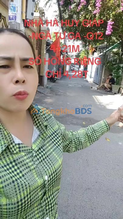 Nhà mặt tiền Hà Huy Giáp Q12 84m² 4,28 tỷ - Cho thuê ngay