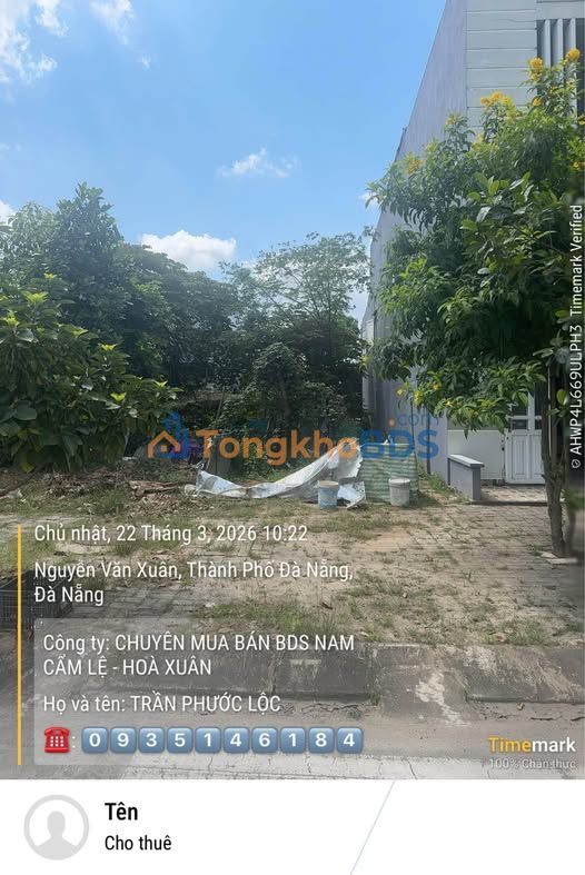 Đất Nền Trương Minh Ký, Hòa Xuân - 105m² Sổ Đỏ Sẵn Sàng, Giá 6.35 Tỷ