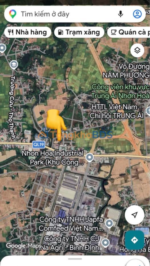 Đất Quốc lộ 19 Nhơn Hòa 463m² 2 tỷ - Sổ đỏ chính chủ