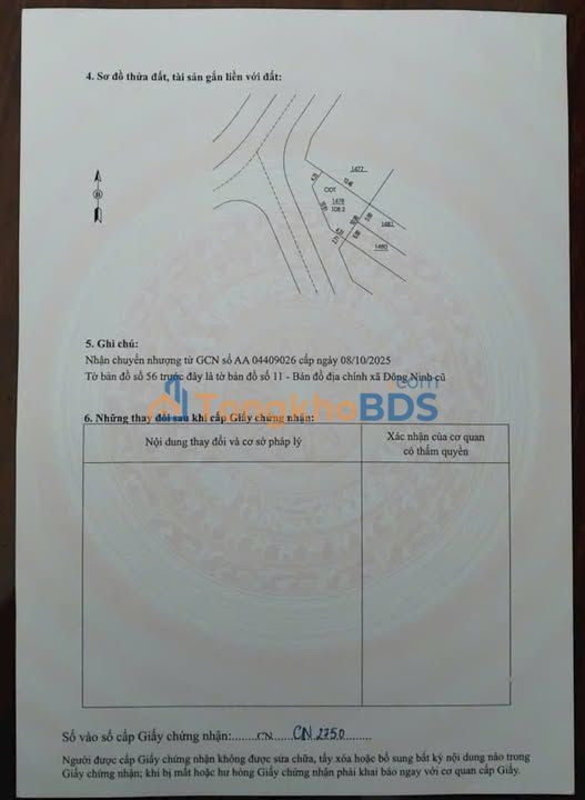 Bán đất 108m² Đông Ninh, Thanh Hóa - Sổ đỏ sẵn, view công viên