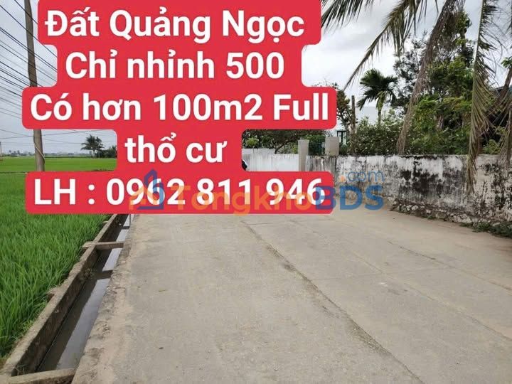 Đất nền Quảng Ngọc Quảng Xương 104m² 500 triệu - Đất thổ cư 100%