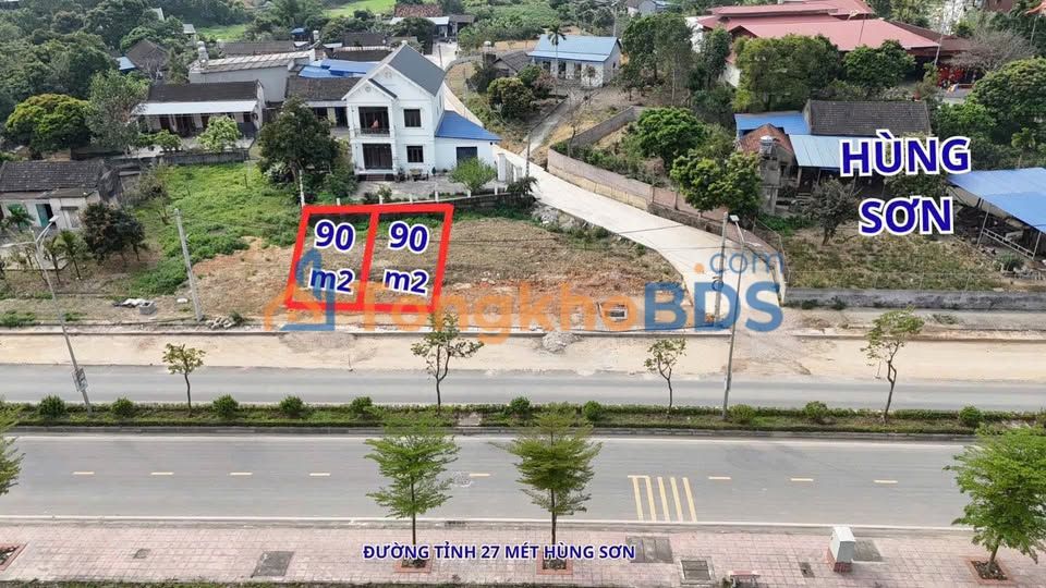 Đất nền 90m² sổ đỏ ngay đường 263B, Hùng Sơn, Thái Nguyên - Giá tốt