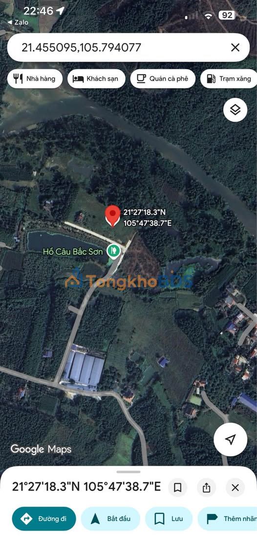 Đất Vườn Nghỉ Dưỡng View Hồ 7935m² Phổ Yên, Thái Nguyên - Sổ Đỏ Riêng