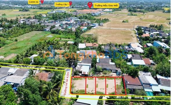 Đất nền Long Cang 90m² giá 750 triệu - Sổ hồng riêng, sát KCN