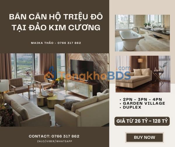 Căn hộ Diamond Island Thạnh Mỹ Lợi 167m² 26 tỷ view đẹp