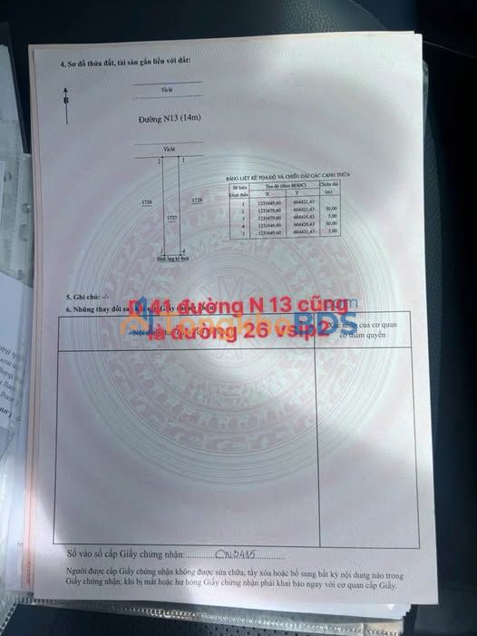 Đất nền Vĩnh Tân Tân Uyên VSIP2 150m² - Sổ đỏ chính chủ