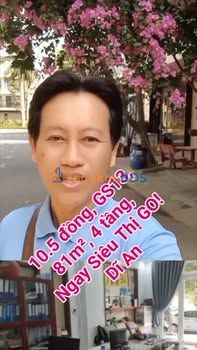 Nhà Phố Dĩ An 81m² - 4 Tầng, Gần Siêu Thị GO! - Sẵn Sàng Ở Ngay