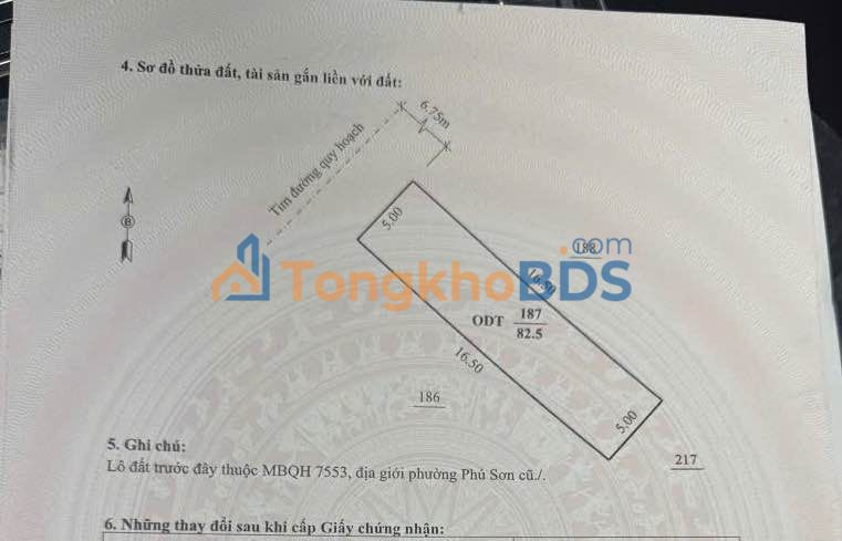 Đất Nền 82.5m² Phường Phú Sơn, TP Thanh Hóa - Giá Đầu Tư 3.x Tỷ