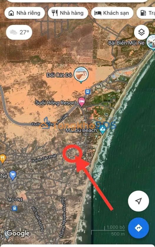 Bán Đất Mặt Tiền Huỳnh Tấn Phát, Mũi Né - 263m² - Vị Trí Vàng