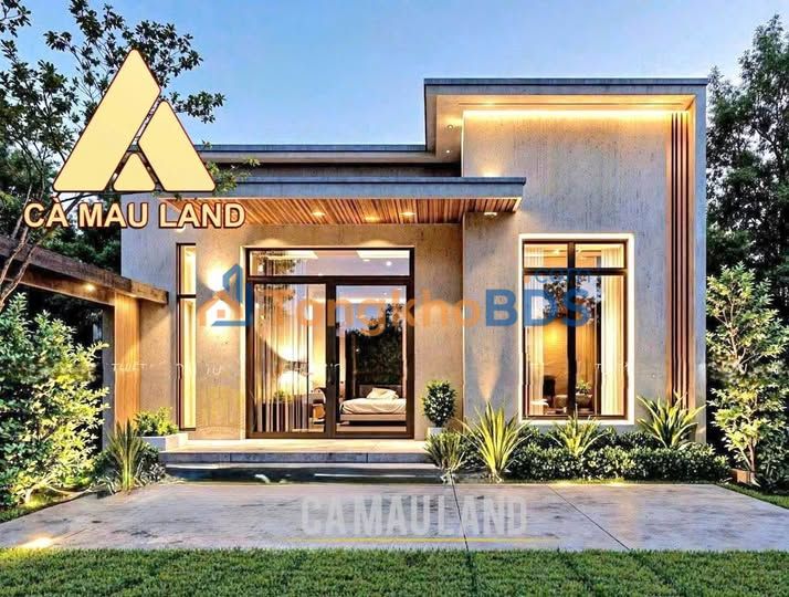 Nhà Vườn Hiện Đại Chuẩn Bị Khởi Công P. An Xuyên, Cà Mau - 260.8m² Sổ Thổ Cư