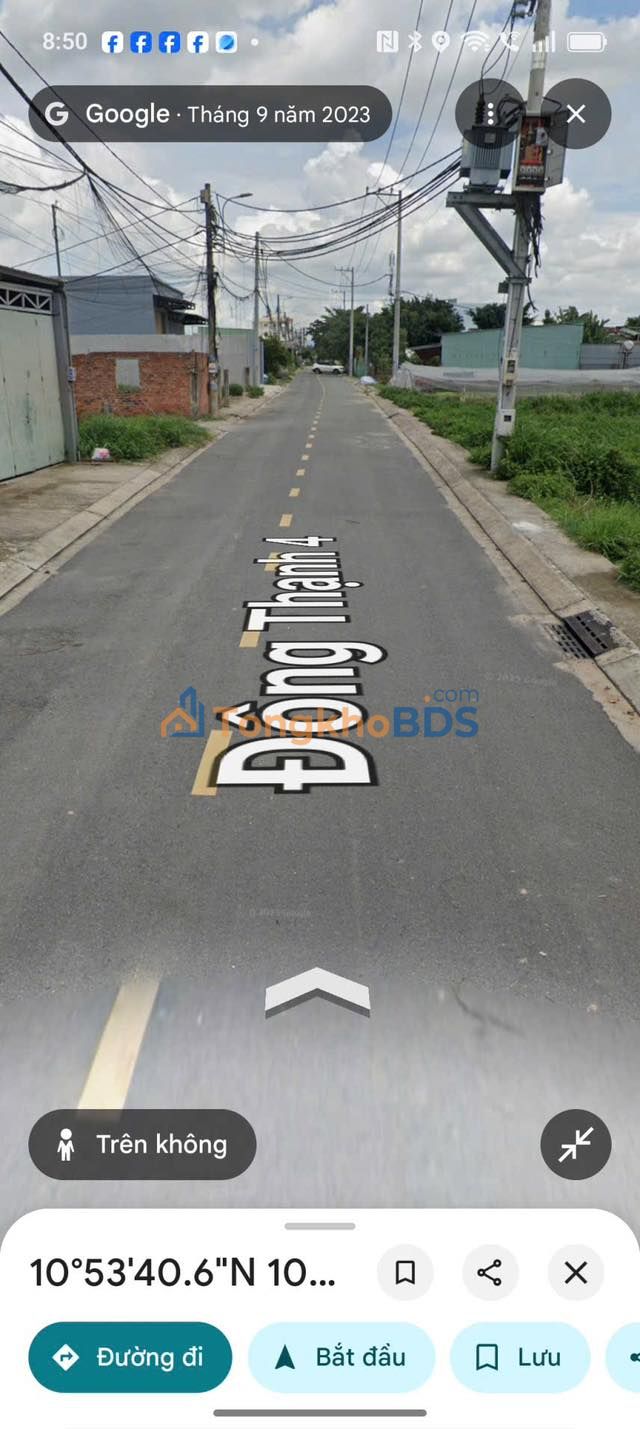 Đất nền Hóc Môn ĐT4 339m² 13.5 tỷ - Thổ cư 100% sẵn xây