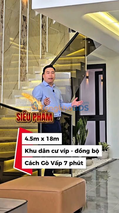Nhà Thạnh Xuân 25 Quận 12: 76m² - 4PN, Gara Ô Tô, Full Nội Thất Sang Trọng, Giá 7.6 Tỷ