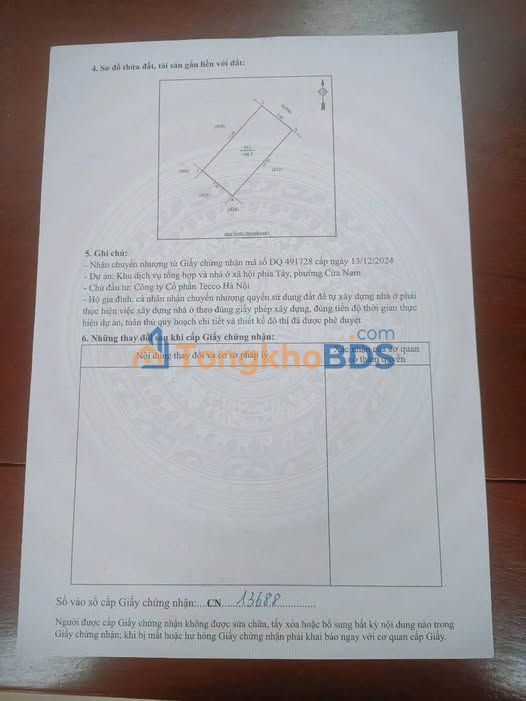 Đất Cửa Nam Vinh 108m² 4.38 tỷ - Sổ đỏ chính chủ