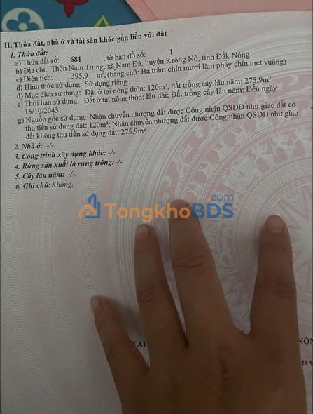 Đất Nền 405m² Hơn 600 Triệu - Nam Đà, Krông Nô, Đăk Nông