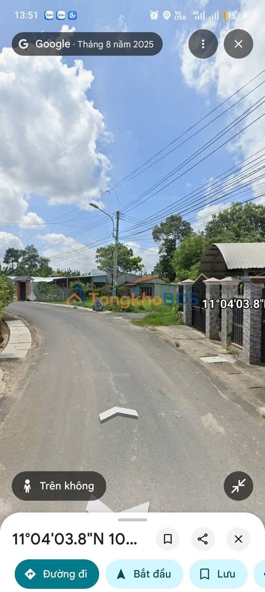 Đất nền mặt tiền đường nhựa 900m² - Khu 3 Hòa Lợi, Thủ Dầu Một, Bình Dương - Giá 1.2 tỷ