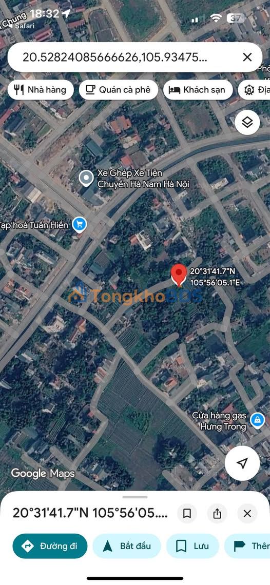 Bán đất Xóm 5 Liêm Cần, Hà Nam - 95m², ô tô vào tận nơi, giá 2 tỷ